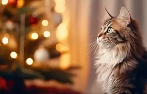 Правила для кошек в новогодние праздники Правила для кошек в новогодние праздники